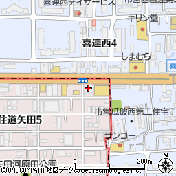 クラブアルドーレ東住吉店周辺の地図