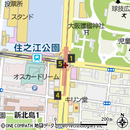 住之江公園駅周辺の地図