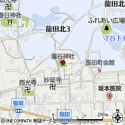 瀧谷神社周辺の地図