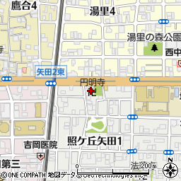 圓明寺周辺の地図