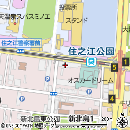 大阪シティバス株式会社　住之江営業所周辺の地図