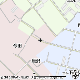 愛知県田原市堀切町今田周辺の地図
