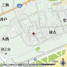 愛知県田原市赤羽根町西57周辺の地図