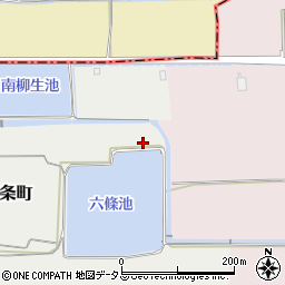 奈良県天理市南六条町264-1周辺の地図