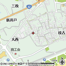 愛知県田原市赤羽根町西37周辺の地図