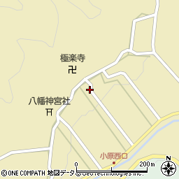 奈良県宇陀市室生小原周辺の地図