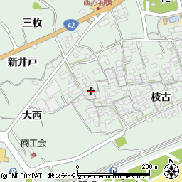 愛知県田原市赤羽根町西40周辺の地図