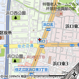 まちの自転車店リコ浜口店周辺の地図