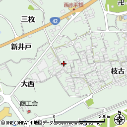 愛知県田原市赤羽根町西31周辺の地図