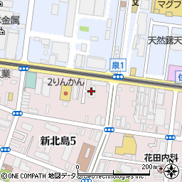 帝産観光バス大阪支店周辺の地図