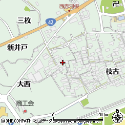 愛知県田原市赤羽根町西30周辺の地図