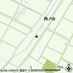 愛知県田原市西山町西ノ山95周辺の地図