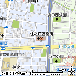 すみのえ舞昆ホール（大阪市立住之江区民ホール）周辺の地図