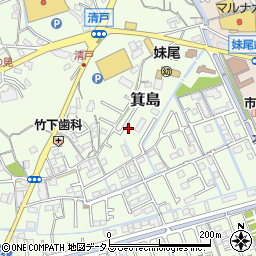 岡山県岡山市南区箕島1035-9周辺の地図