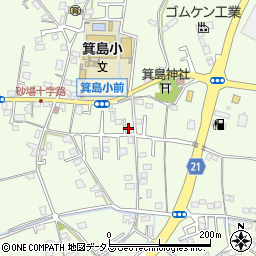 岡山県岡山市南区箕島810-8周辺の地図