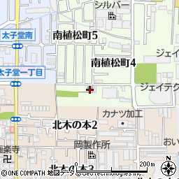 大阪府八尾市南植松町5丁目281周辺の地図
