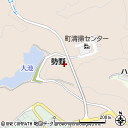 奈良県生駒郡三郷町勢野周辺の地図