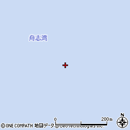 舟志湾周辺の地図