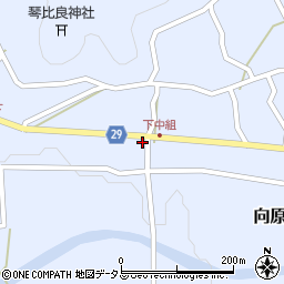 広島県安芸高田市向原町坂1636周辺の地図