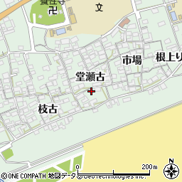 愛知県田原市赤羽根町堂瀬古73周辺の地図