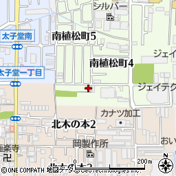 大阪府八尾市南植松町5丁目282周辺の地図