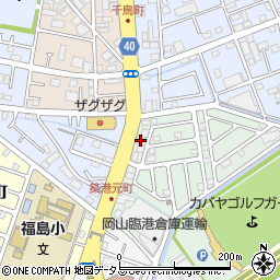 岡山県計量協会（一般社団法人）　検査事業部周辺の地図