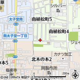大阪府八尾市南植松町5丁目237周辺の地図