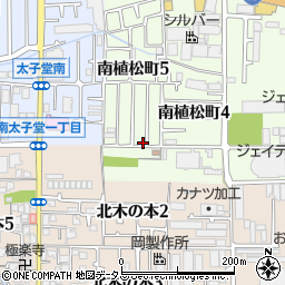 大阪府八尾市南植松町5丁目182周辺の地図