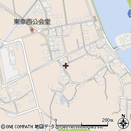 岡山県岡山市東区東幸西884-3周辺の地図