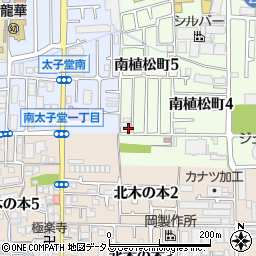大阪府八尾市南植松町5丁目275周辺の地図