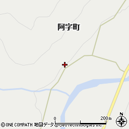広島県府中市阿字町823周辺の地図