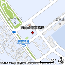 中部地方整備局御前崎港事務所周辺の地図