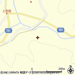 奈良県宇陀市室生上笠間2048周辺の地図