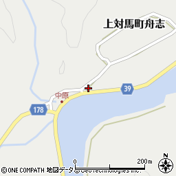 長崎県対馬市上対馬町舟志467周辺の地図