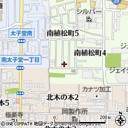 大阪府八尾市南植松町5丁目186周辺の地図