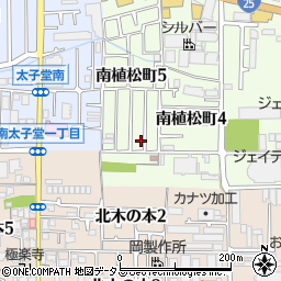 大阪府八尾市南植松町5丁目178周辺の地図