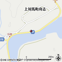 長崎県対馬市上対馬町舟志484周辺の地図