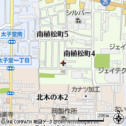 大阪府八尾市南植松町5丁目136周辺の地図