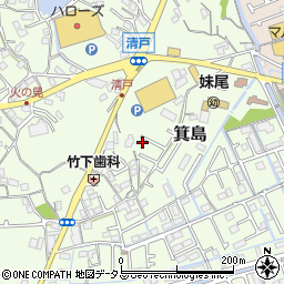 岡山県岡山市南区箕島1259-17周辺の地図