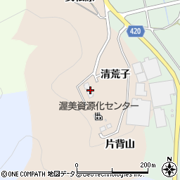 愛知県田原市福江町清荒子1-15周辺の地図