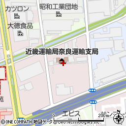 近畿運輸局奈良運輸支局　企画輸送・監査部門周辺の地図