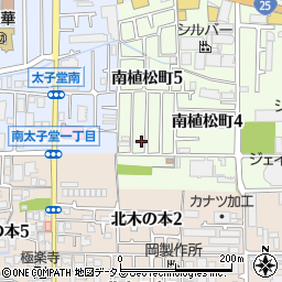 大阪府八尾市南植松町5丁目232周辺の地図
