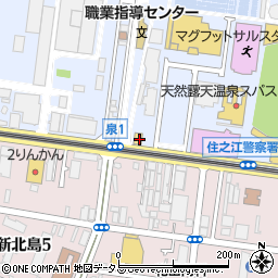 ガスト住之江スポーツビレッジ店周辺の地図