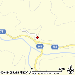 奈良県宇陀市室生上笠間594周辺の地図