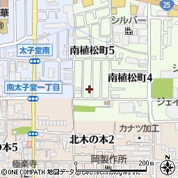 大阪府八尾市南植松町5丁目231周辺の地図