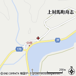 長崎県対馬市上対馬町舟志330周辺の地図
