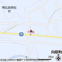 広島県安芸高田市向原町坂1699-1周辺の地図