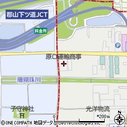奈良県天理市南六条町122周辺の地図
