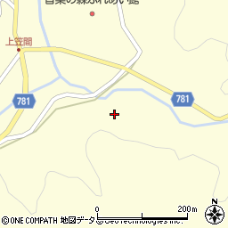 奈良県宇陀市室生上笠間3968周辺の地図