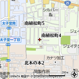 大阪府八尾市南植松町5丁目142周辺の地図
